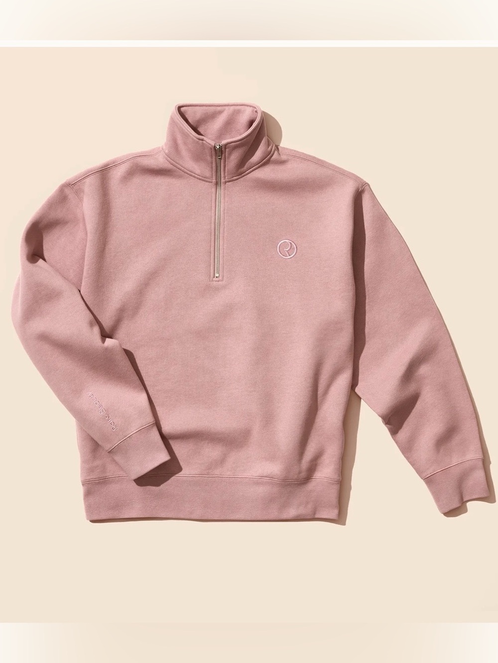 Rare Beauty by Selena Gomez Everyday Quarter Zip Sweatshirt Size L NWOT*A24